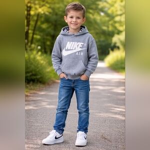 Kids Gray Hoodie Unisex